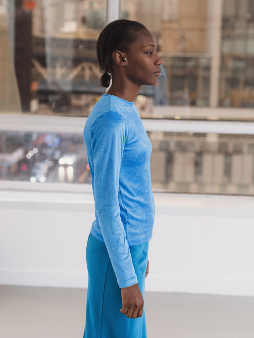 Omo Long Sleeve Tee Zinn Blue