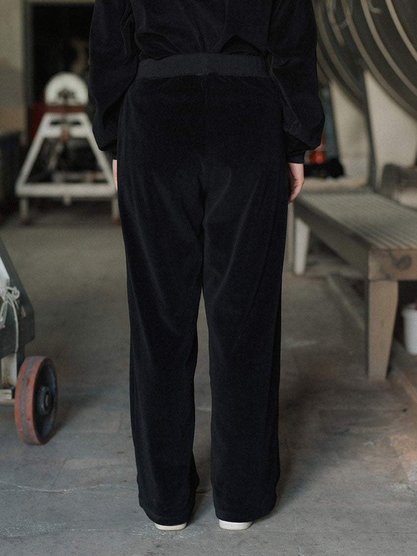 Tre Sweatpants Velour Black