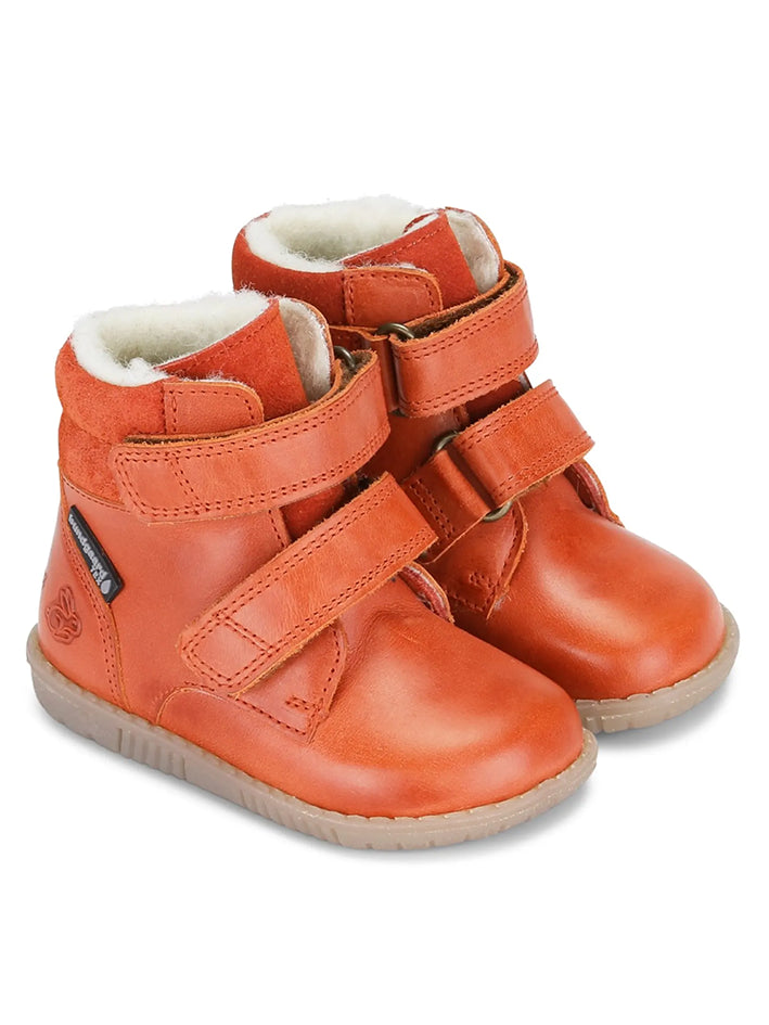Rabbit Velcro Boot Rust