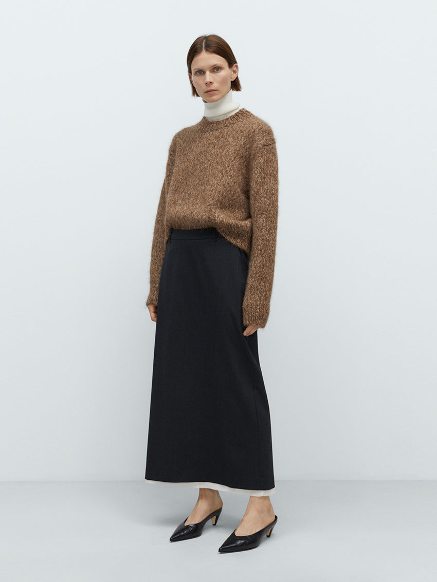 Tailoring Long Skirt Anthracite