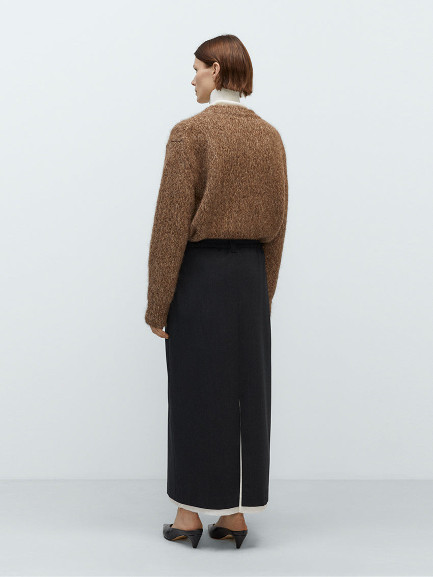 Tailoring Long Skirt Anthracite
