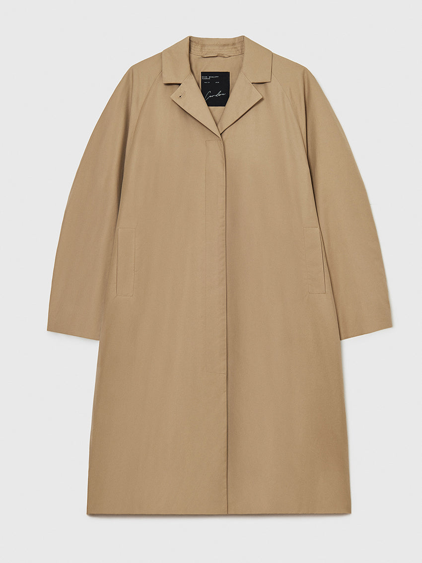 Balloon Trench Coat Camel