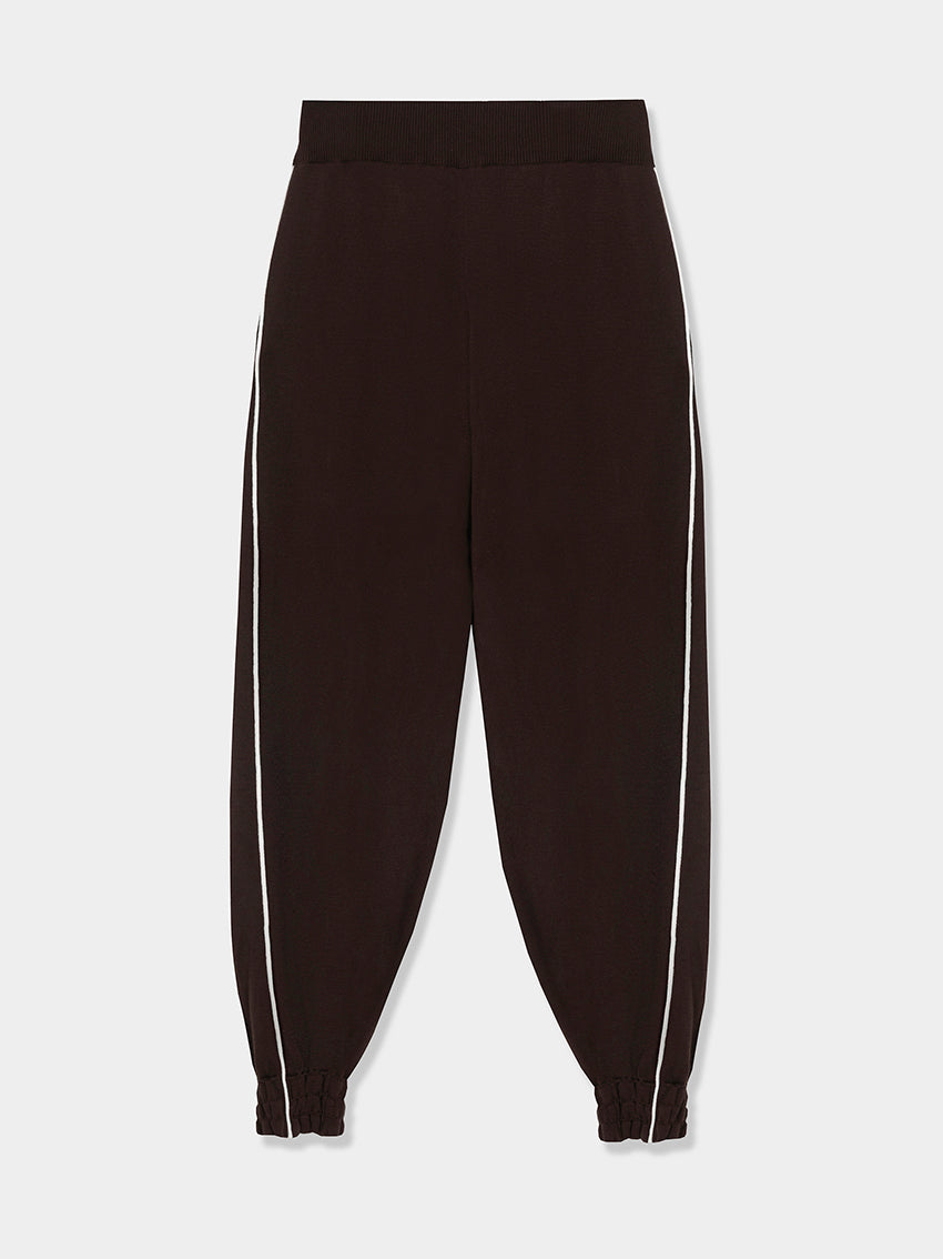 Organic Cotton Sporty Pants Brown
