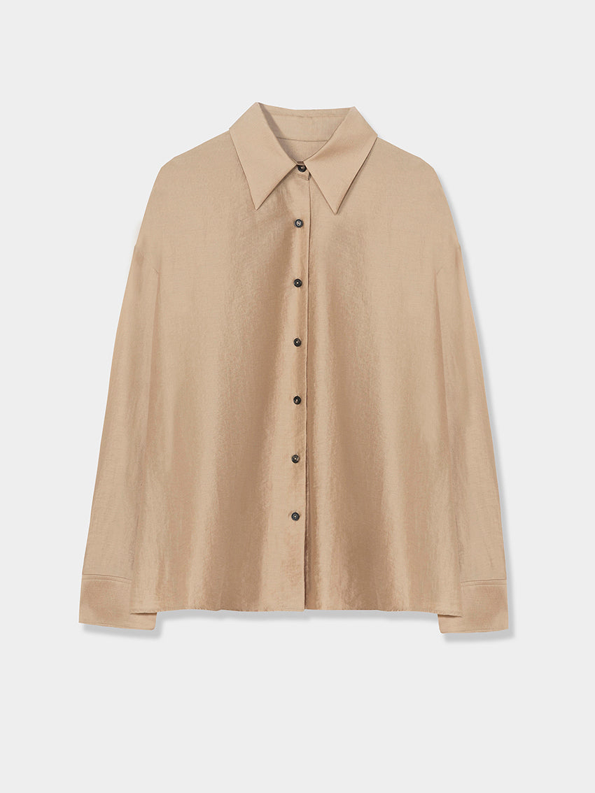 Oversized Shirt Beige