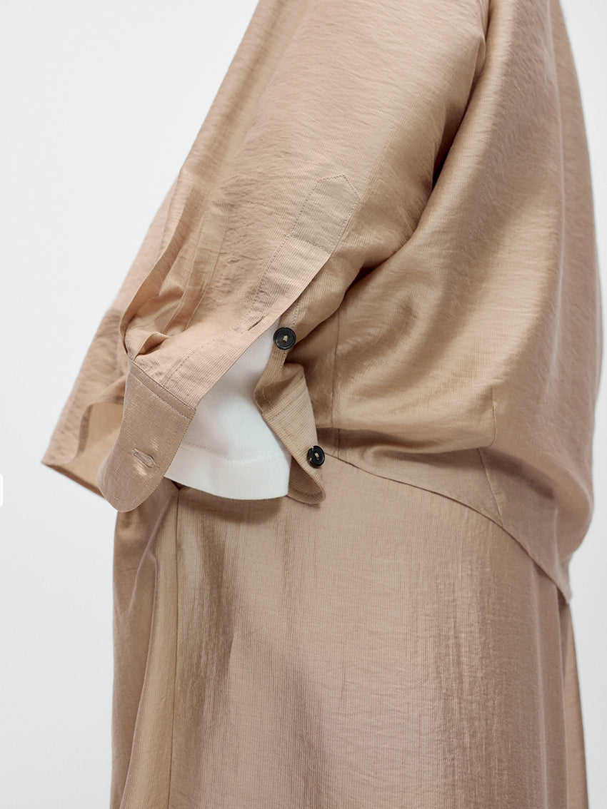 Oversized Shirt Beige