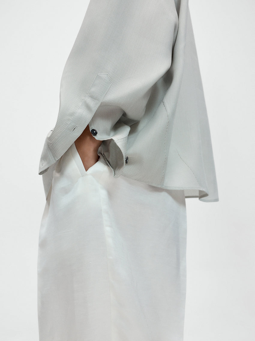 Pinstriped Oversized Shirt