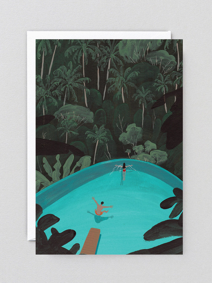 Pool With A View Art Card