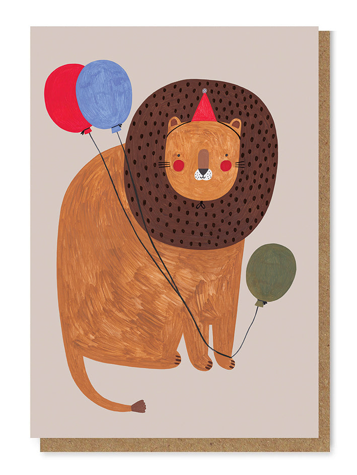 Lion Greeting Card