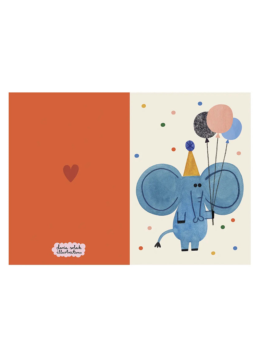 Party Elephant Card