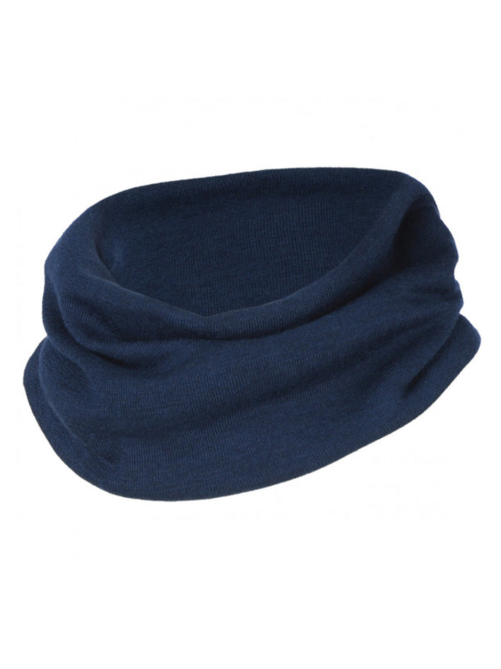 Wool/Silk Endless Scarf Marine