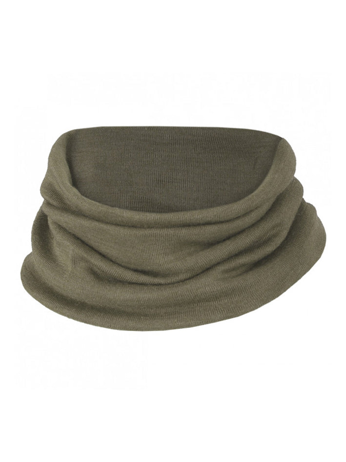 Wool/Silk Endless Scarf Olive