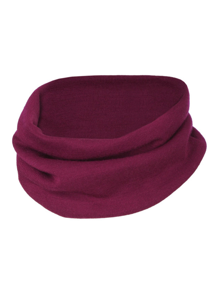 Wool/Silk Endless Scarf Orchid