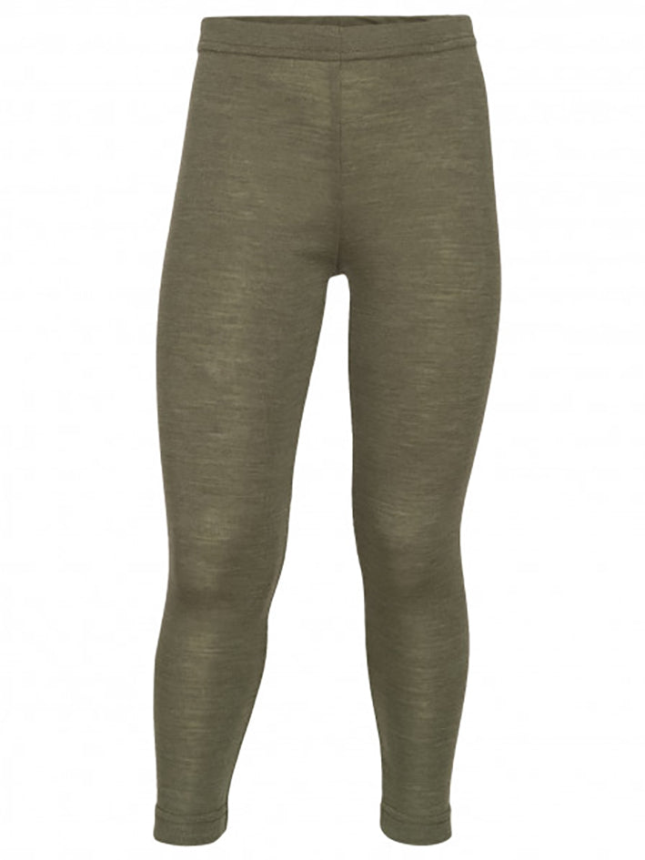Wool/Silk Leggings Olive