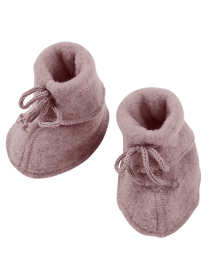 Baby Fleece Shoes Rosewood Melange