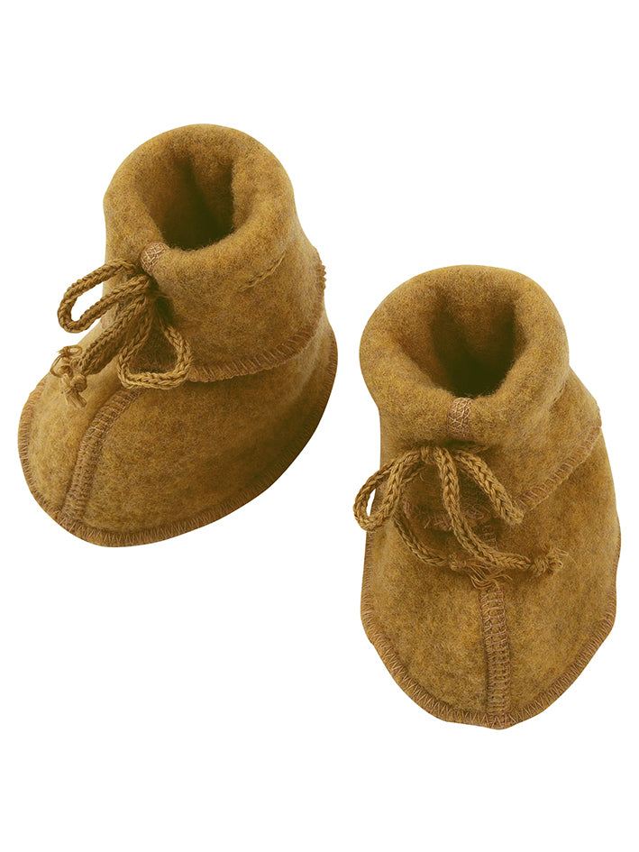 Baby Fleece Shoes Safran Melange