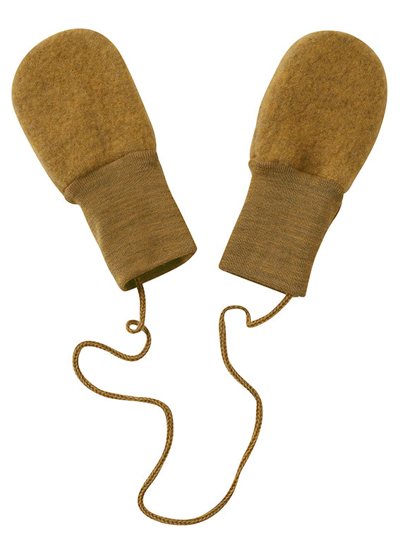 Baby Fleece Mittens  Safran Melange
