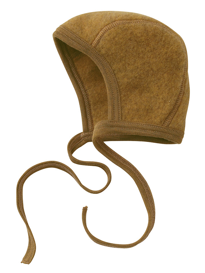 Baby Fleece Bonnet Safran Melange