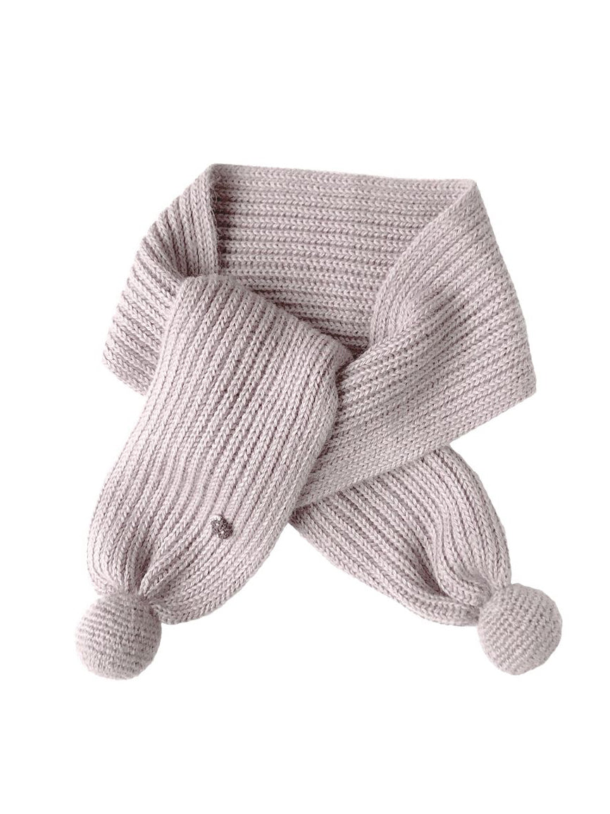 Pompon Scarf Rose