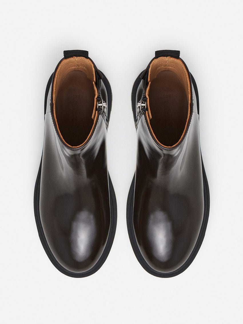 Assia Boot Chocolat