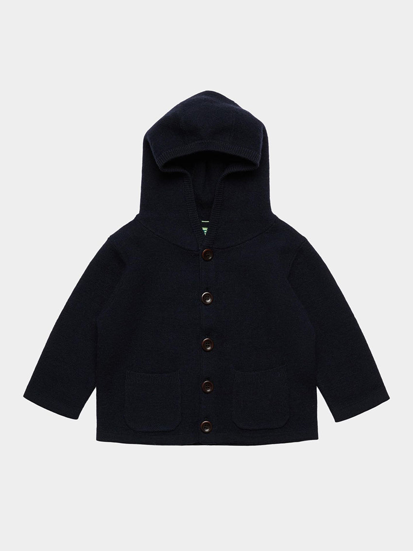 Baby Felted Jacket Dark Navy