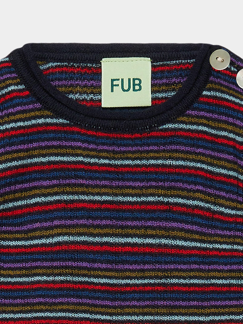 Baby Rib Body Multi Stripe