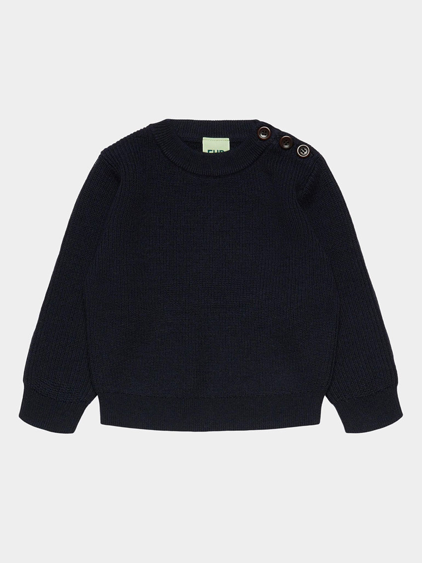 Baby Rib Jumper Dark Navy