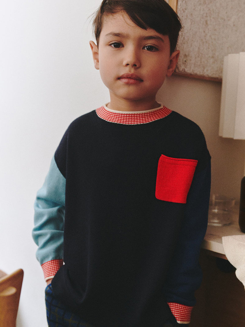 Thin Sweater Dark Navy