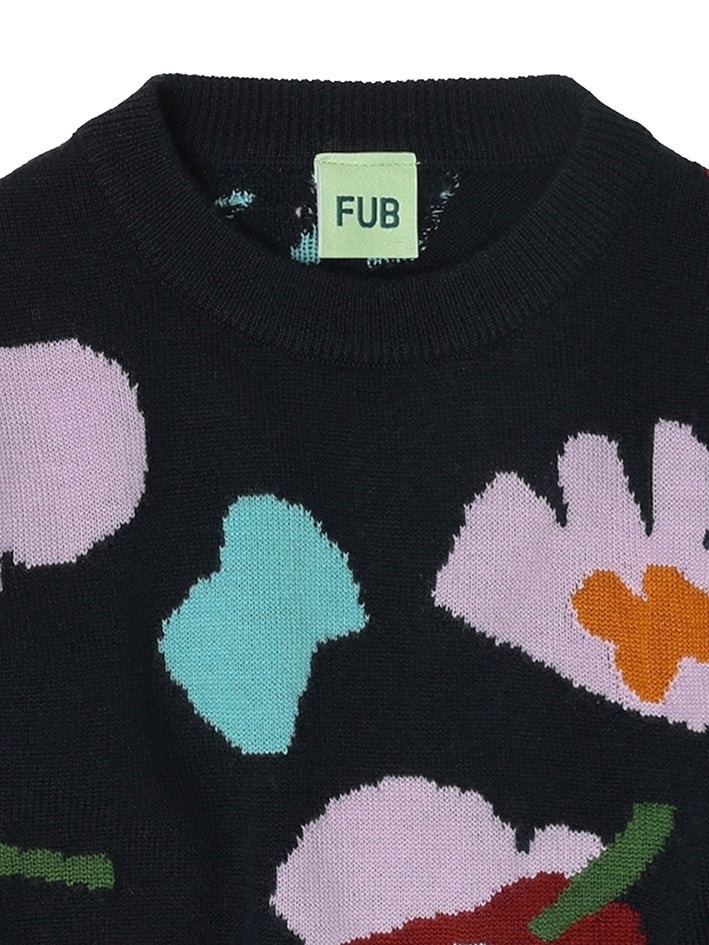 Jaquard Sweater Dark Navy
