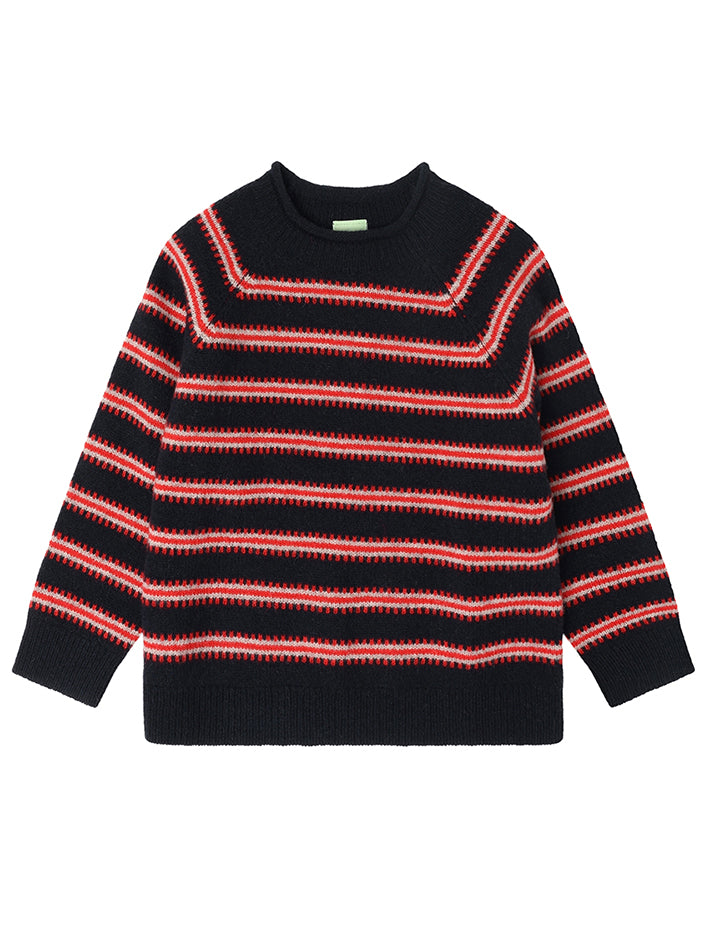 Lambswool Jumper Dark Navy