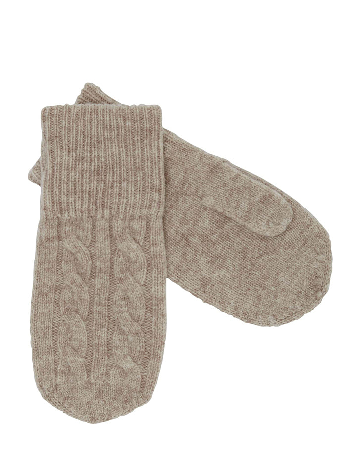 Lambswool Mittens Oatmeal