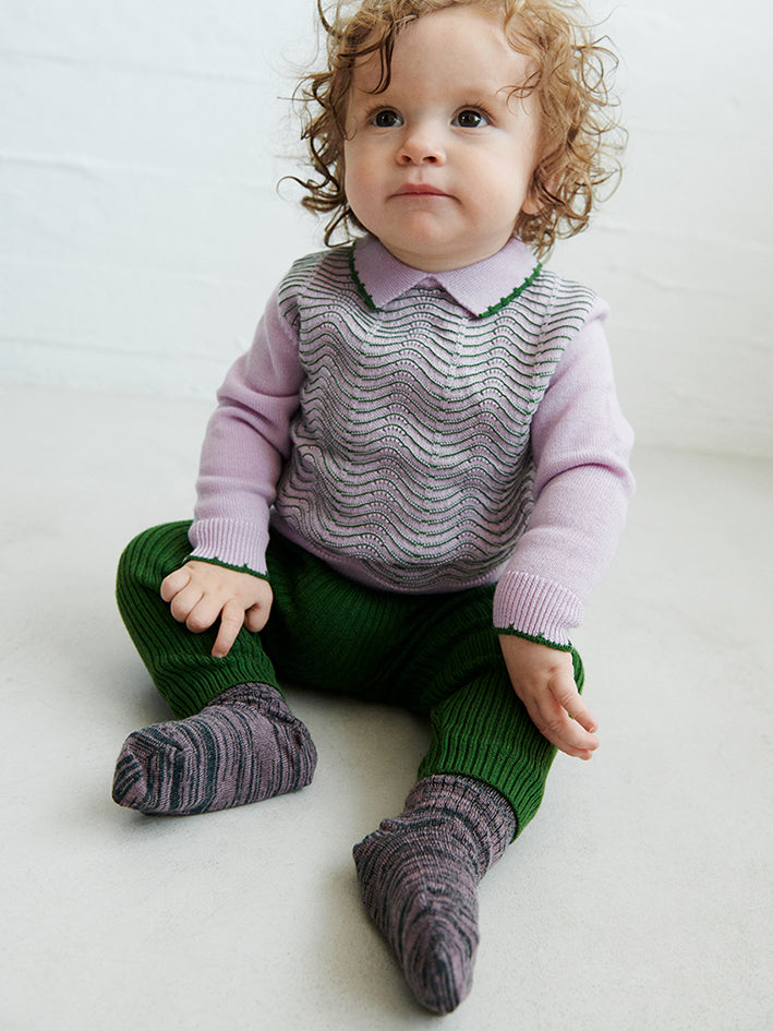Melange Socks Forest/Iris