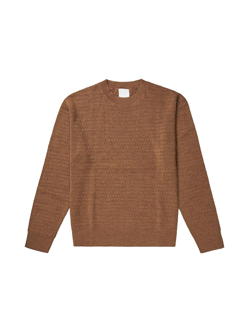Wool Sweater Camel Melange