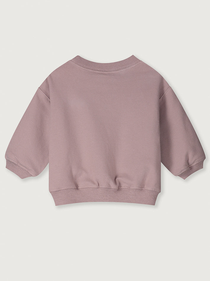 Baby Dropped Shoulder Sweater Berry