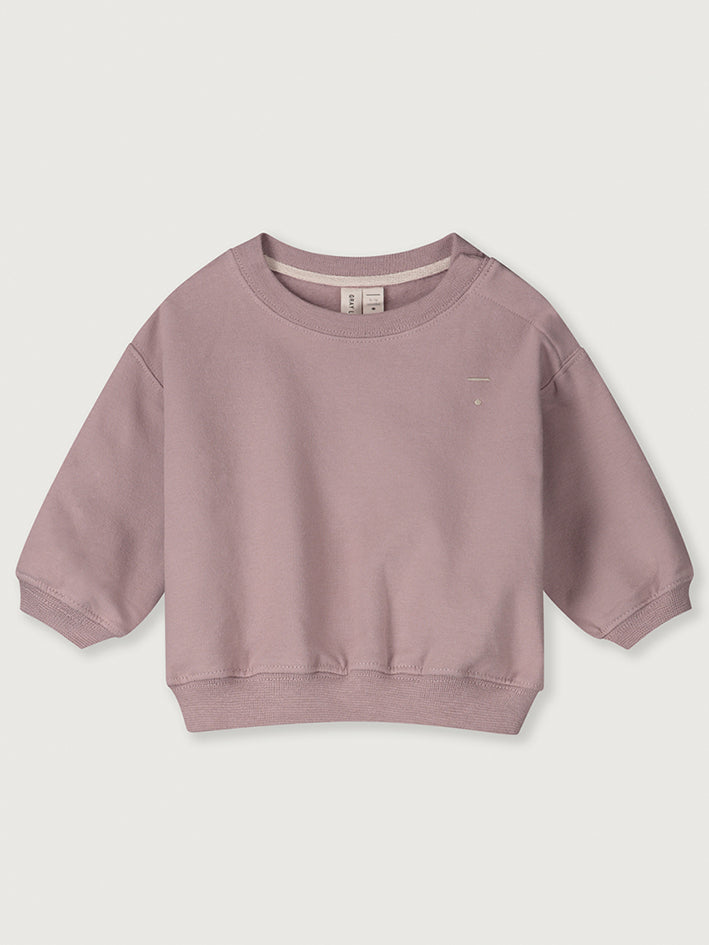 Baby Dropped Shoulder Sweater Berry