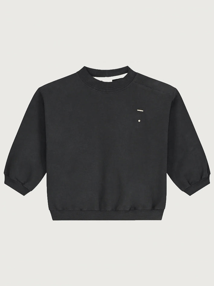 Baby Dropped Shoulder Sweater Nearly Black