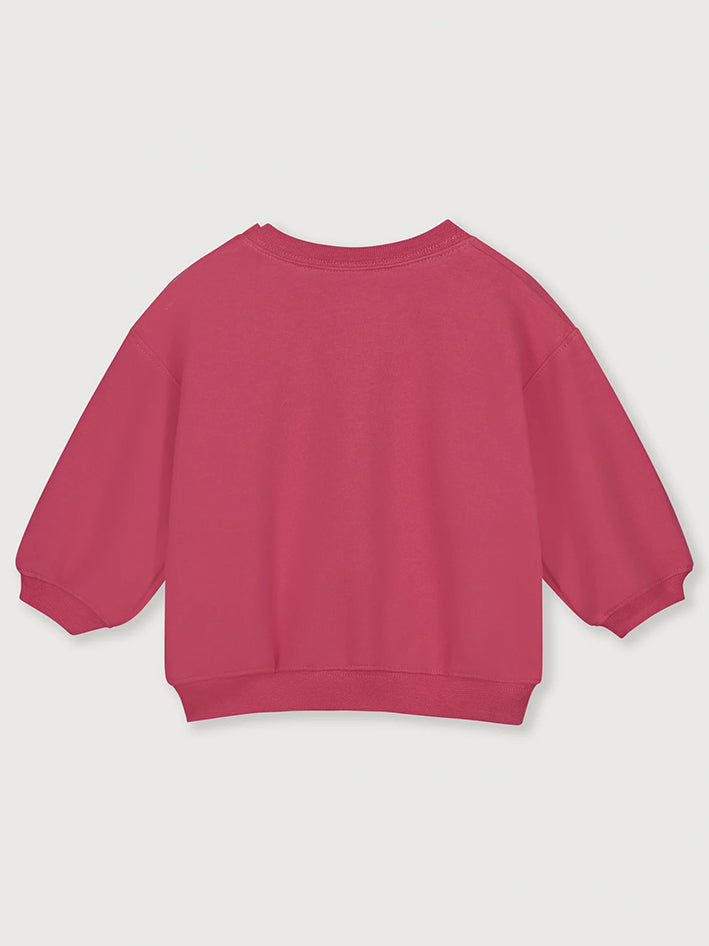 Baby Dropped Shoulder Sweater Cherry