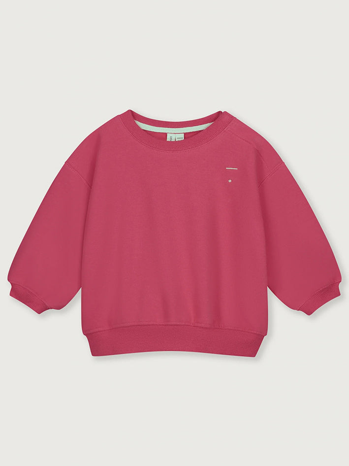 Baby Dropped Shoulder Sweater Cherry