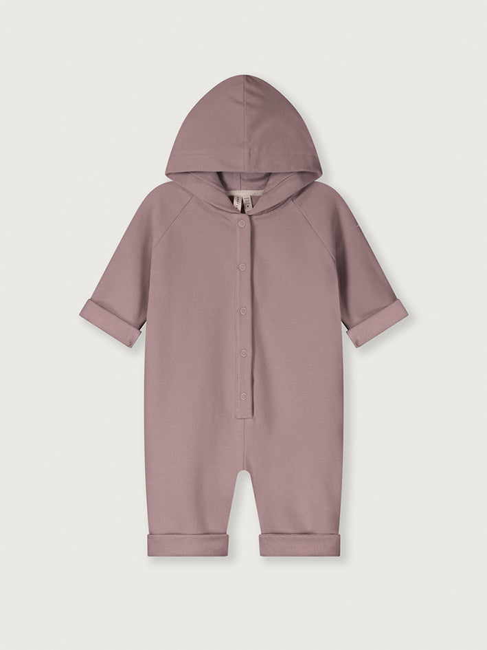 Baby Hooded Suit Berry