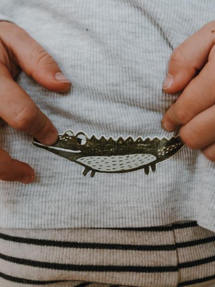 Crocodile Iron-On Print