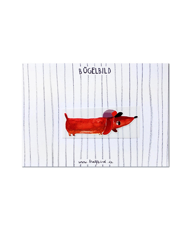 Dachshund Detlef Iron-On Print