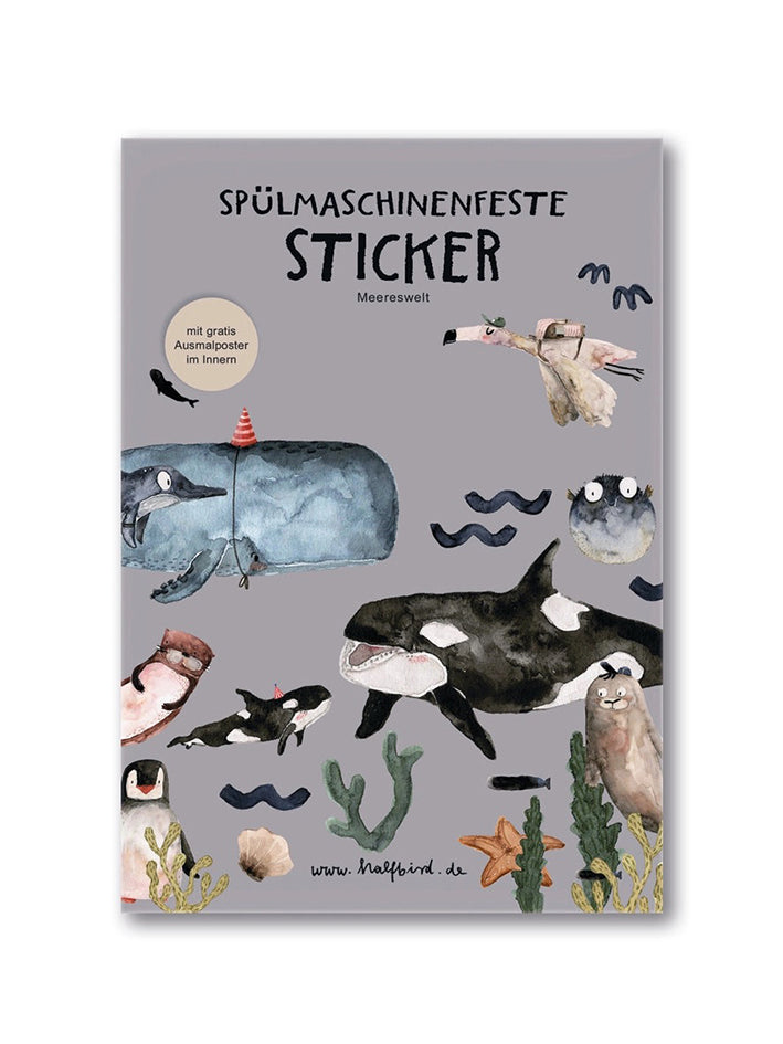 Sea World - Dishwasher Safe Stickers