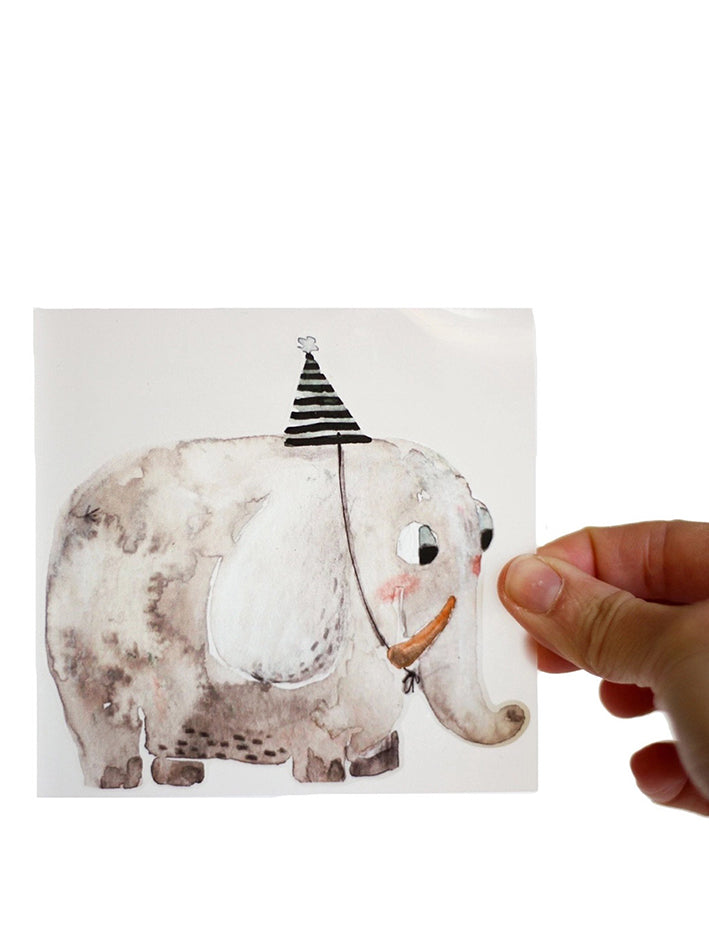 Elephant Iron-On Print