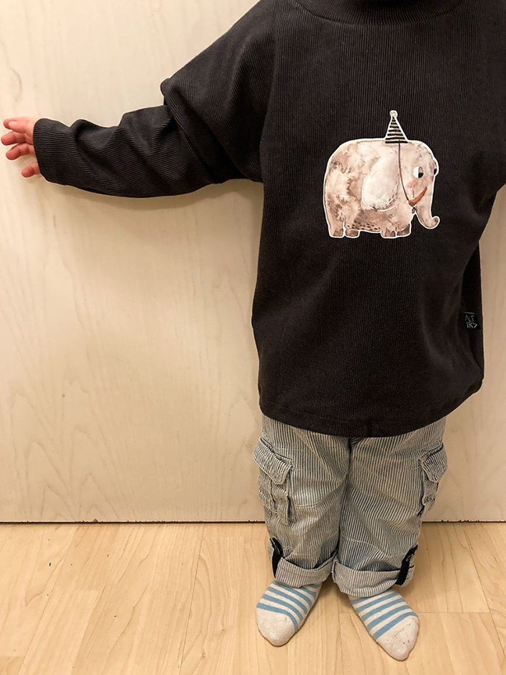 Elephant Iron-On Print