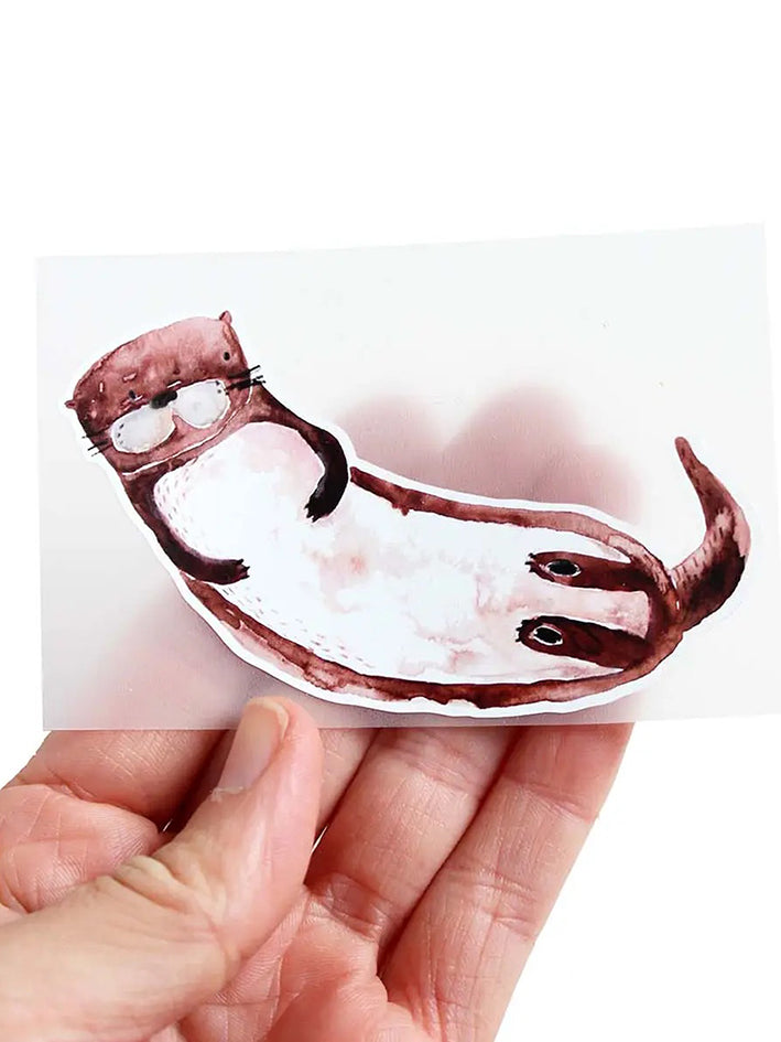 Otter Iron-On Print