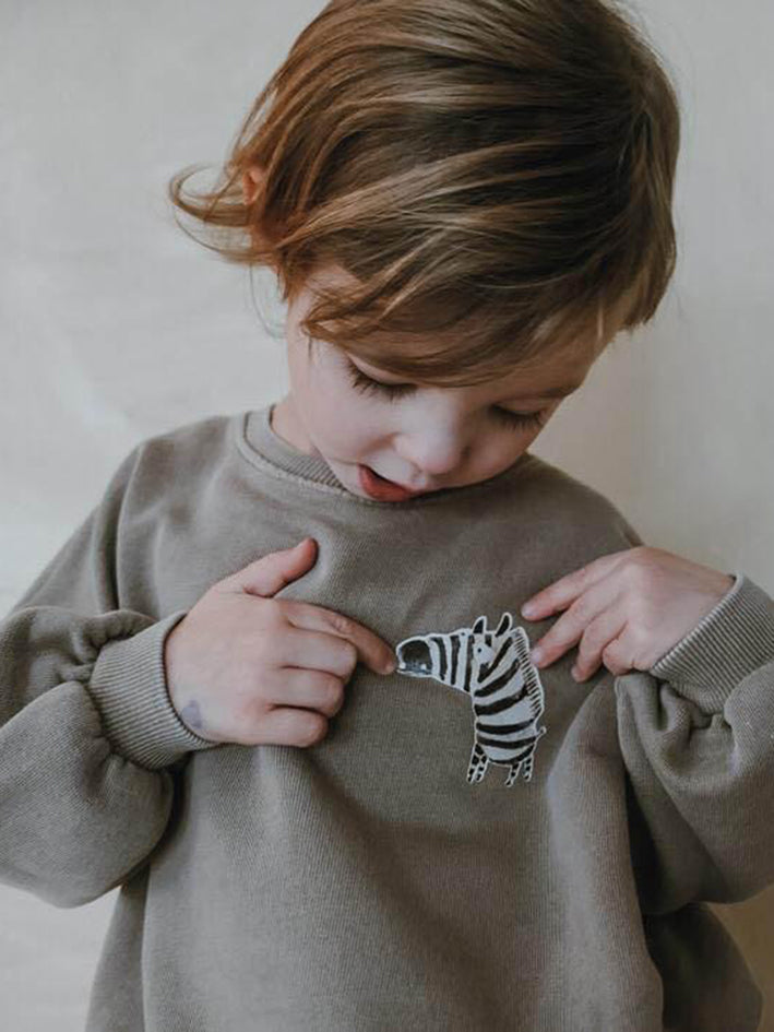 Zebra Iron-On Print