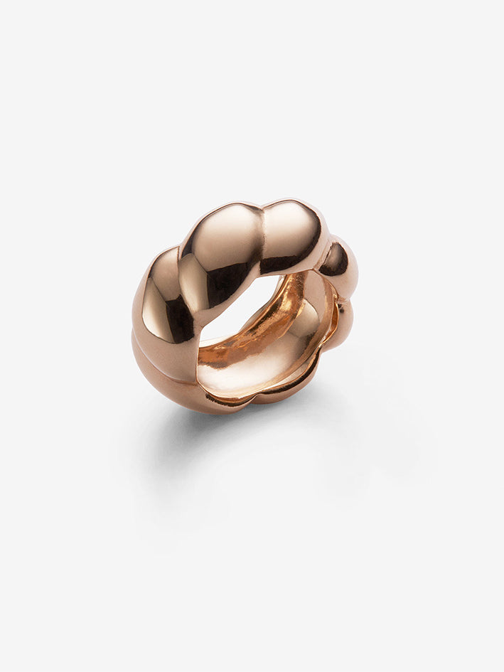 Wide Curly Fantasy Ring