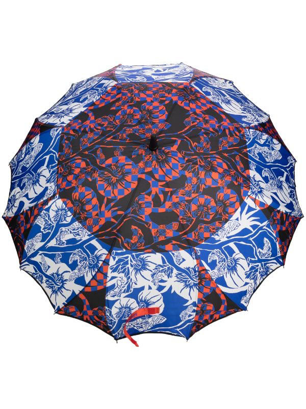 Greenhouse Umbrella Blue Red Tomato Check