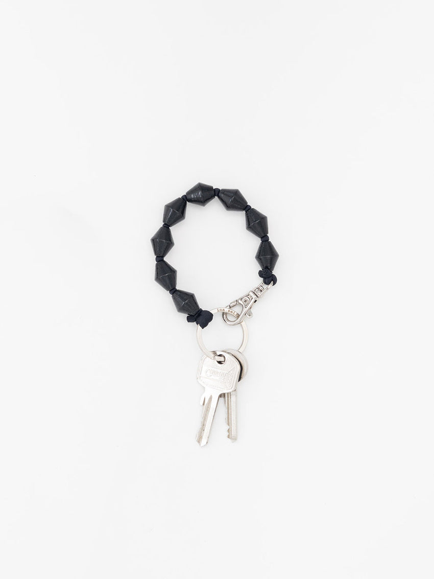 Zigzag Keychain Short Black