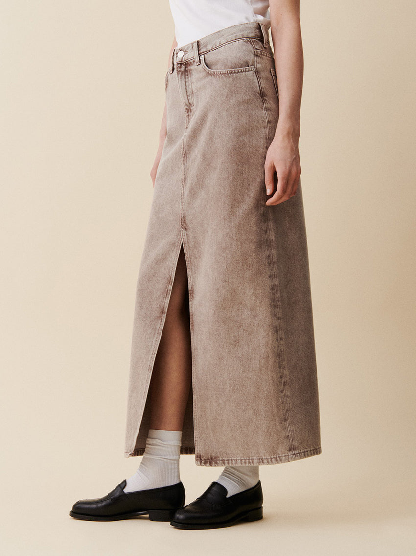 Garance Denim Skirt Clay 8 Weeks