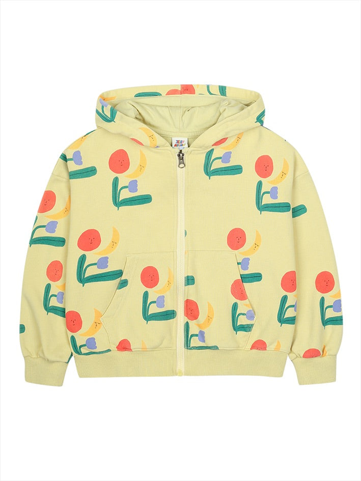 Colored Nature Hoodie Zip Jacket Butter